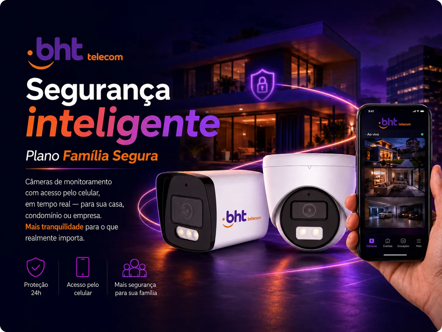 câmera de segurança / app