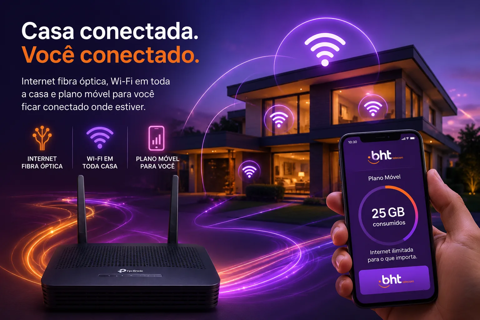 família em casa